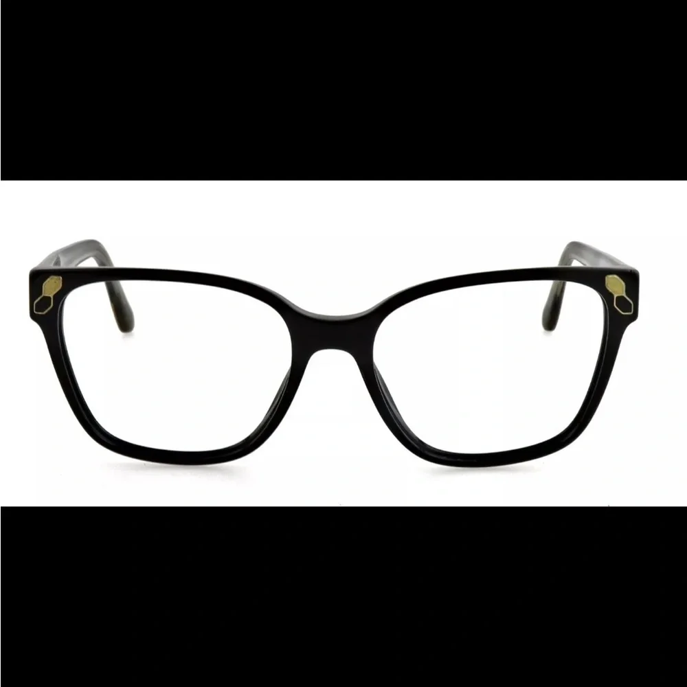 Authentic BVLGARI  4163 501 54mm Black Gold Eyeglasses prescription lenses